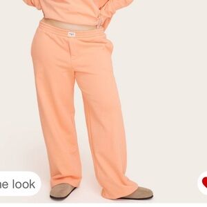 Parke x Target Orange Wide-Leg Sweatpants